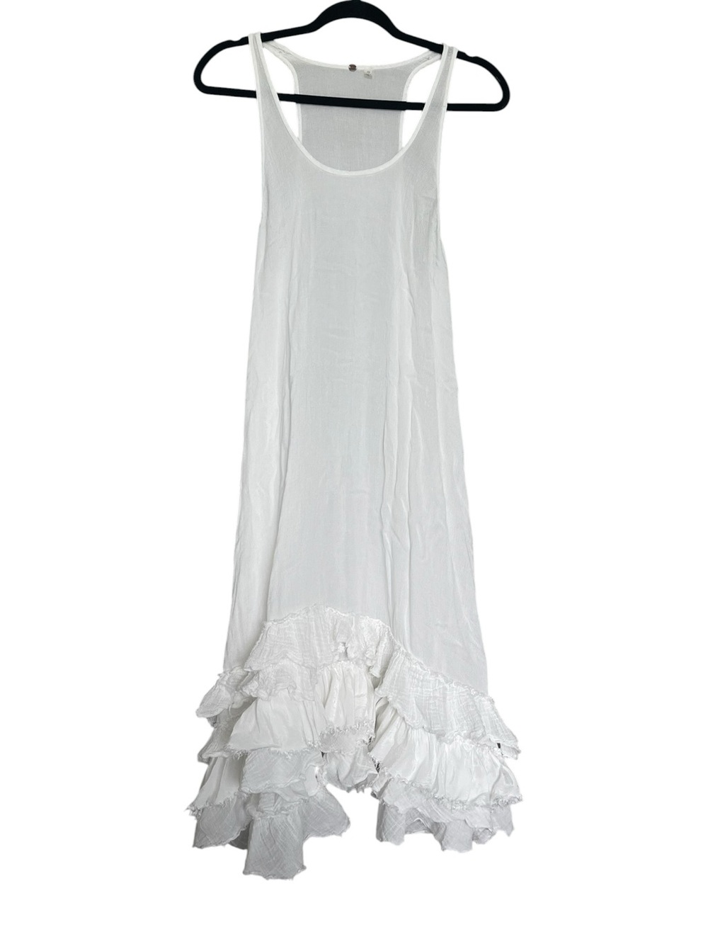Free People White Boho Maxi Dress